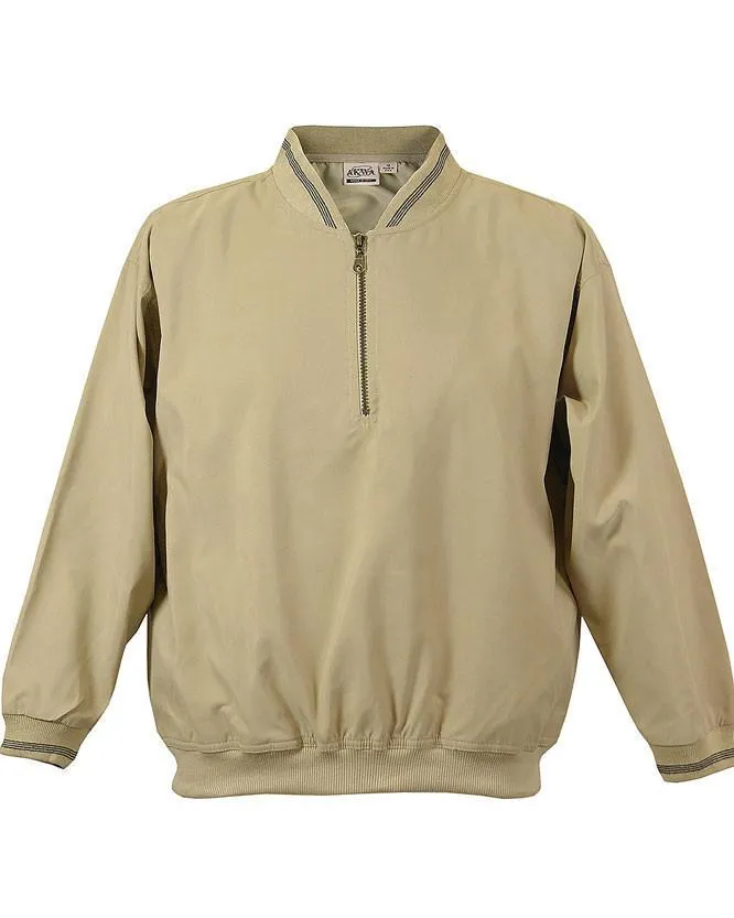 AKWA Men's Microfiber 1/4 Zip Windshirt