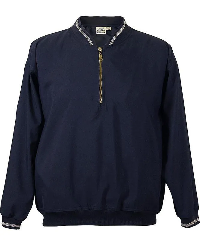 AKWA Men's Microfiber 1/4 Zip Windshirt
