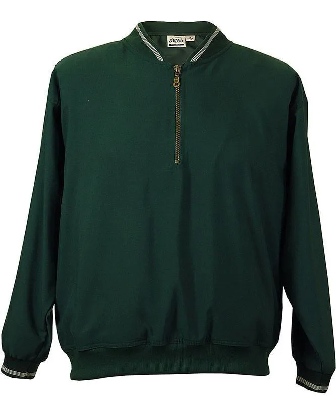 AKWA Men's Microfiber 1/4 Zip Windshirt