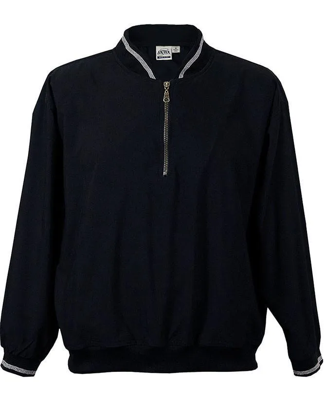 AKWA Men's Microfiber 1/4 Zip Windshirt